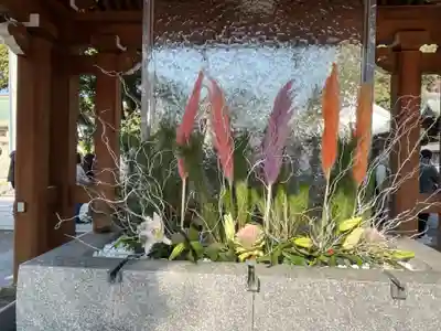 宮地嶽神社の手水舎