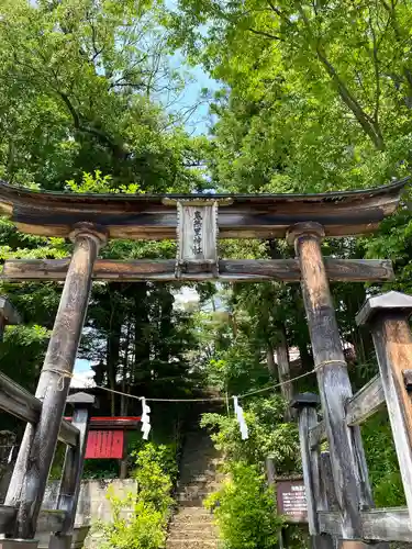 鬼無里神社の鳥居