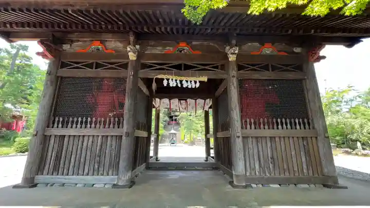 岩殿山安楽寺(吉見観音)の山門・神門