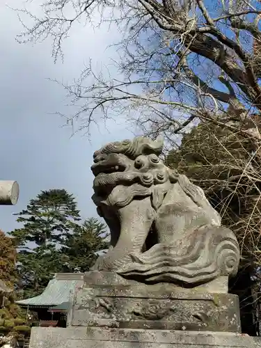 三春大神宮の狛犬