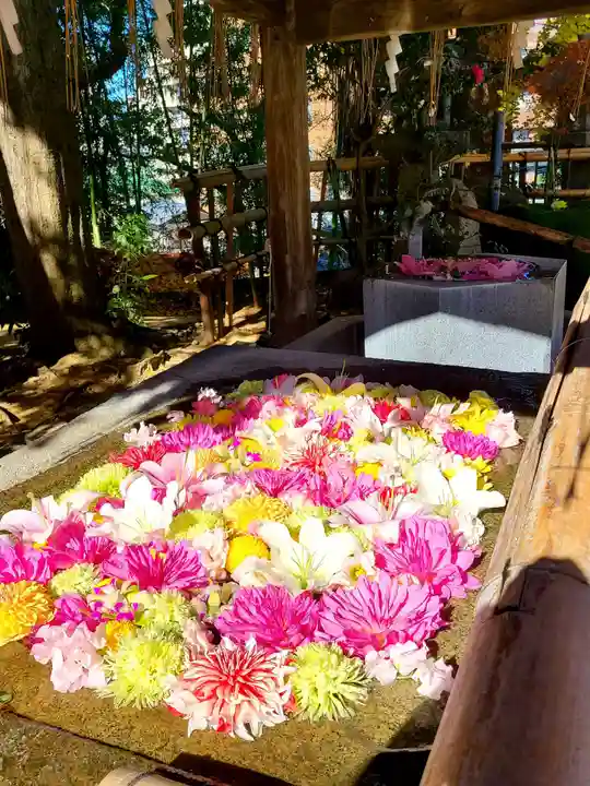 紅葉八幡宮の手水舎