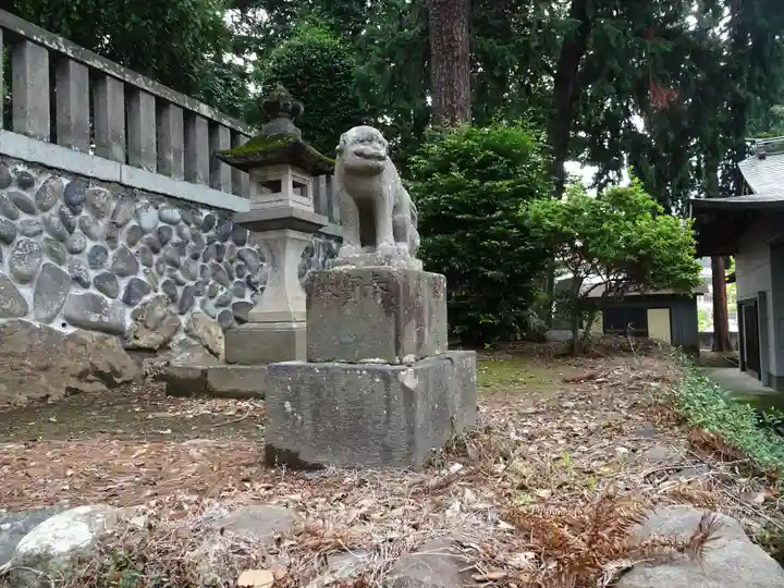 下野國一社八幡宮の狛犬