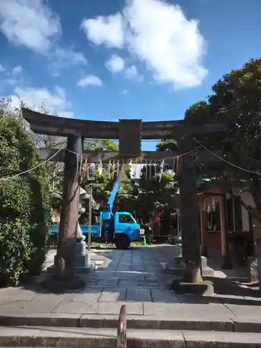 久留米宗社　日吉神社の鳥居