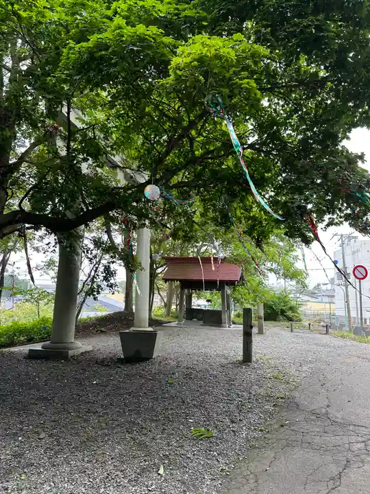 釧路一之宮 厳島神社の手水舎