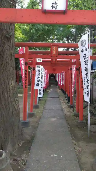 鬼子母神堂 (法明寺)の鳥居