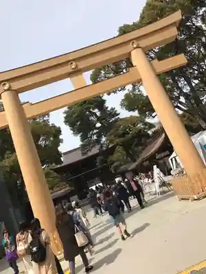 明治神宮の鳥居