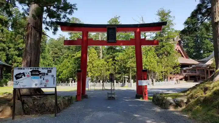 出羽神社(出羽三山神社)~三神合祭殿~の鳥居