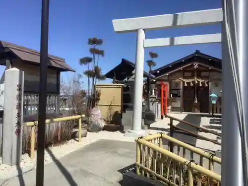 中島黒體龍王大神社の鳥居