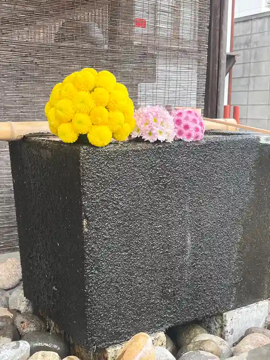 上尾御嶽神社の手水舎
