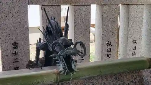 築土神社の手水舎