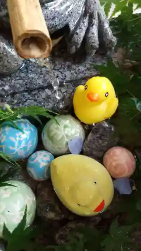 滑川神社 - 仕事と子どもの守り神の手水