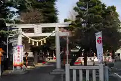 草加神社の鳥居