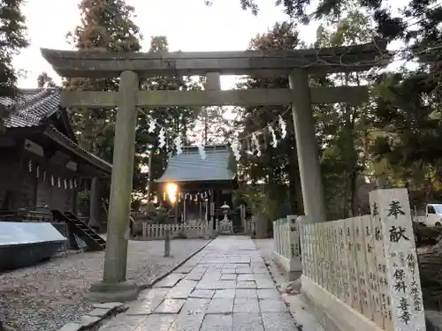 相馬中村神社の鳥居