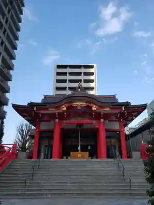 成子天神社の本殿・本堂