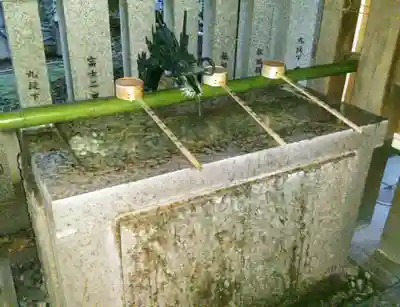 築土神社の手水舎