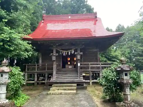 温泉神社の本殿