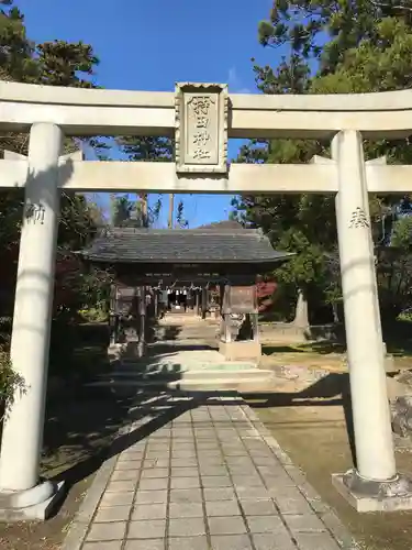 持田神社の鳥居