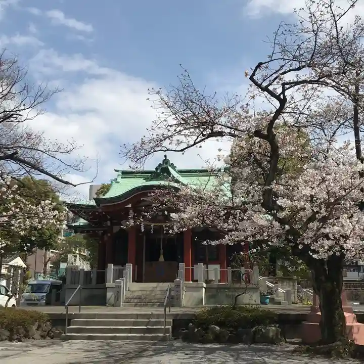 木場 洲﨑神社の本殿・本堂
