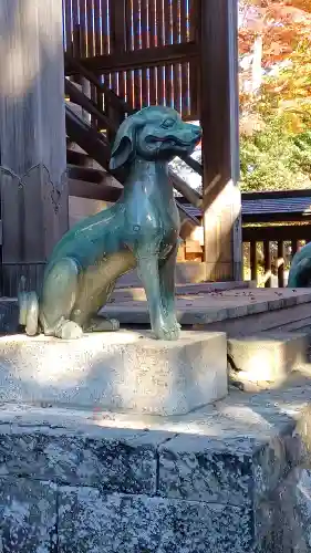 武蔵御嶽神社の狛犬