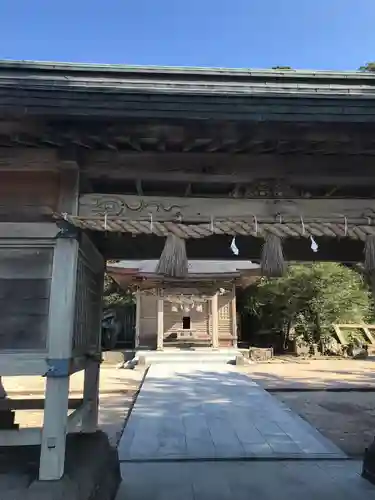 多久神社の山門・神門