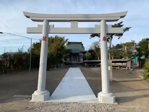 青木神社の鳥居