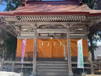 白岩神明社の本殿・本堂