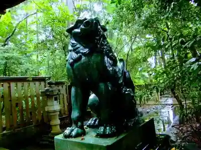 駒木諏訪神社の狛犬