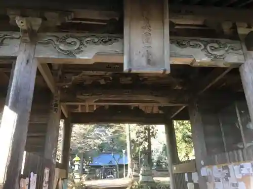 都々古別神社(馬場)の山門・神門