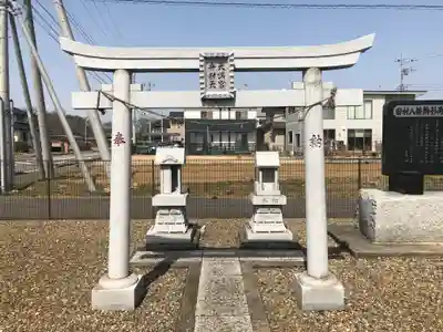 田村八幡駒形両神社の鳥居