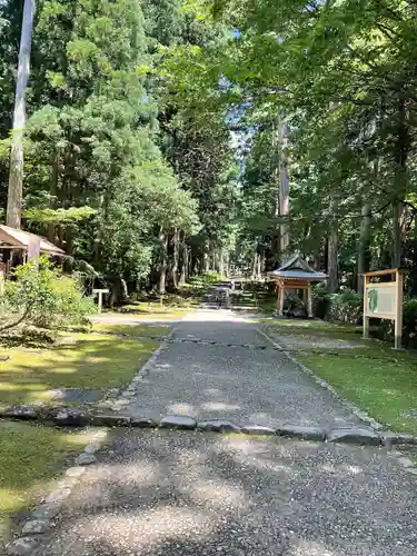 平泉寺白山神社の建物その他