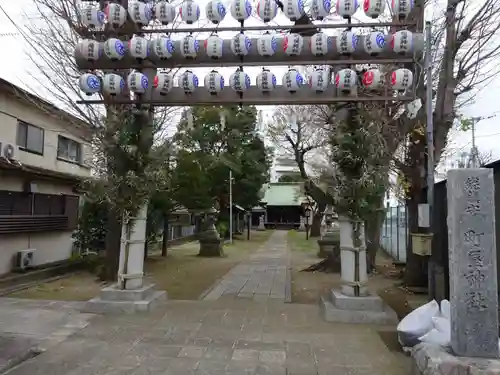 町屋神社の鳥居