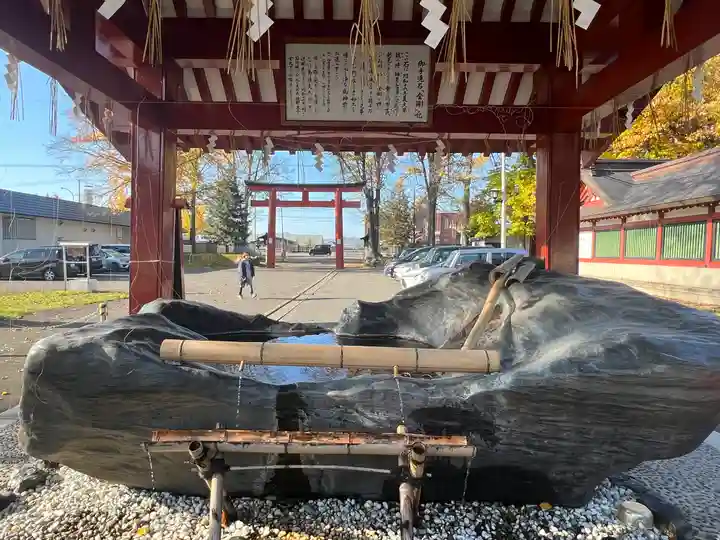 北海道護國神社の手水舎