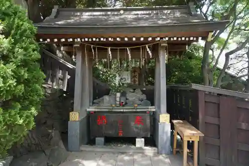 登渡神社の手水舎
