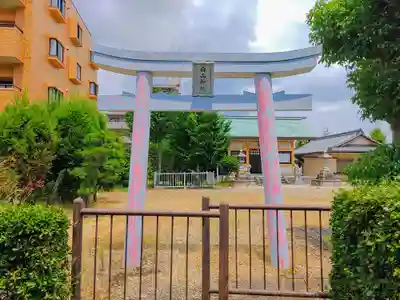 白山神社(西城)の鳥居