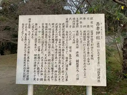 吾妻神社の歴史