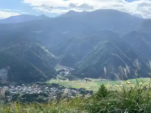 大室山浅間神社の景色