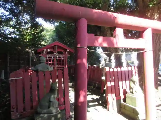 正一位稲荷大明神(築山稲荷社)の鳥居