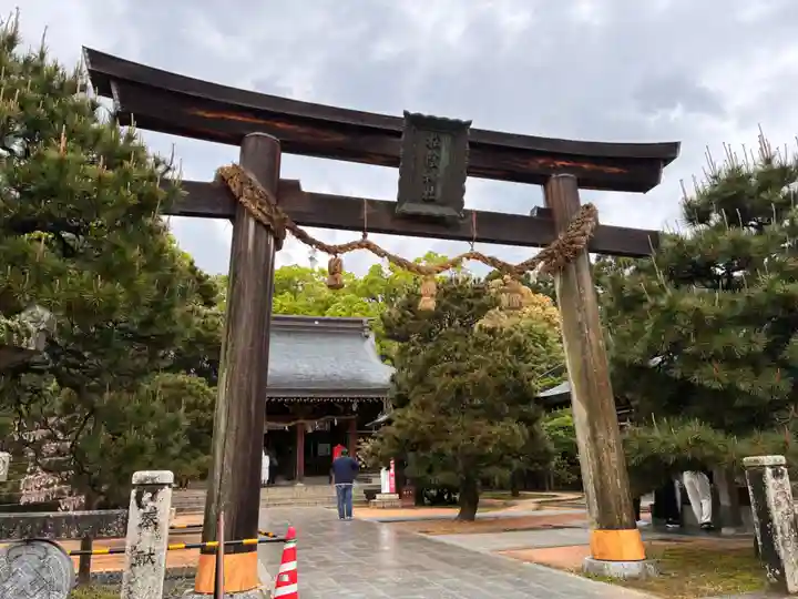 松陰神社の鳥居