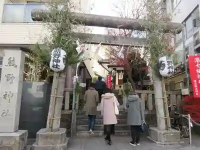 飯倉熊野神社の鳥居