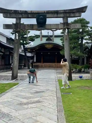 京都ゑびす神社の鳥居