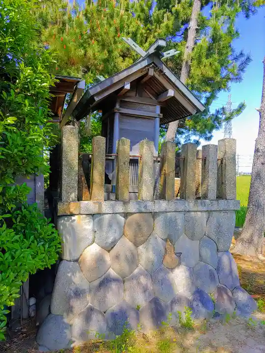 神明社(上押萩)の本殿・本堂