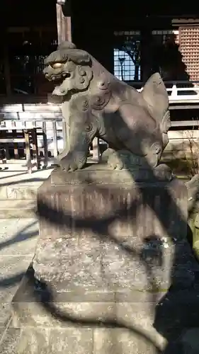 白山神社の狛犬