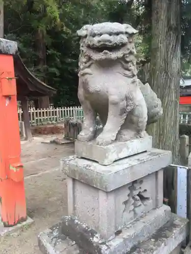 宇太水分神社の狛犬