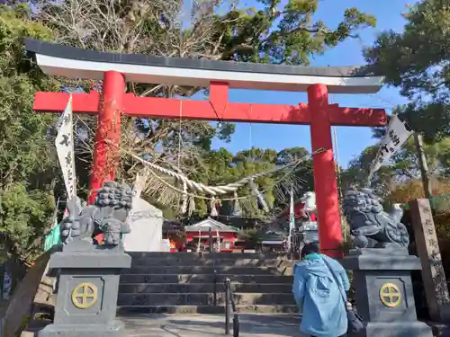 七狩長田貫神社の鳥居