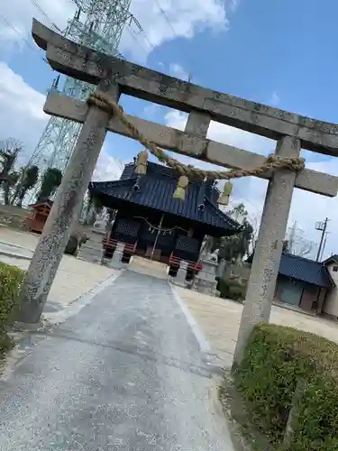 妻崎神社の鳥居