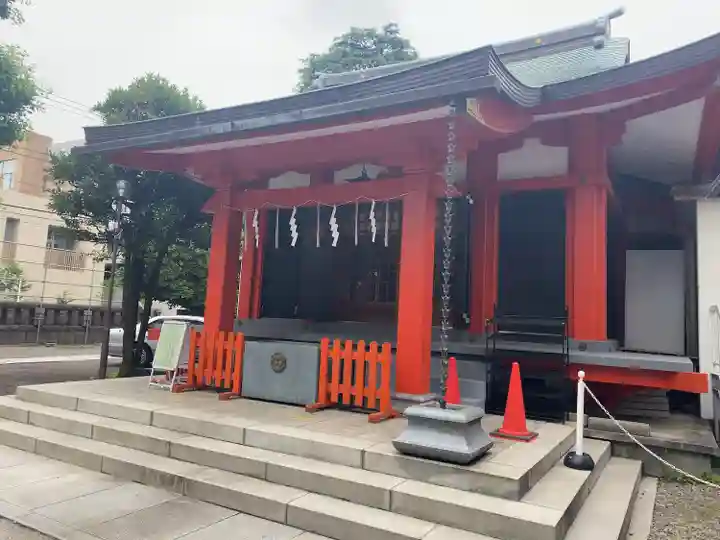 麻布氷川神社の本殿・本堂