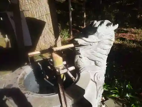 須山浅間神社の手水