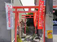 正一位田町稲荷大明神の鳥居
