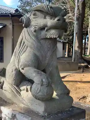 子ノ神社（早野）の狛犬