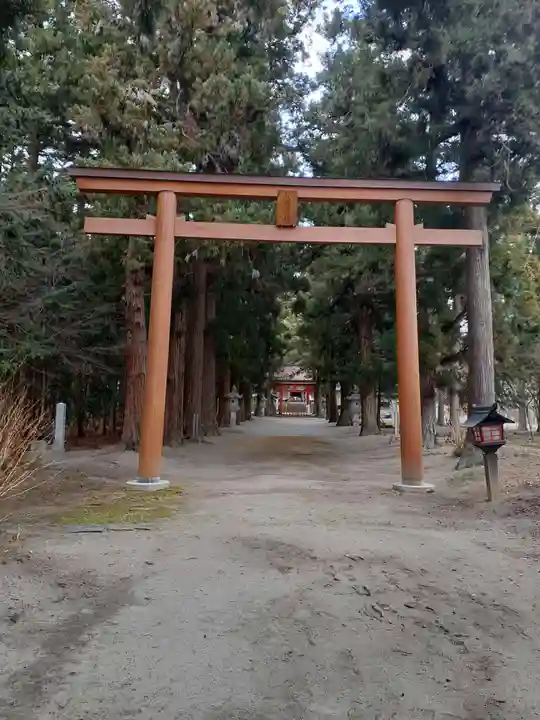 上沼八幡神社の鳥居